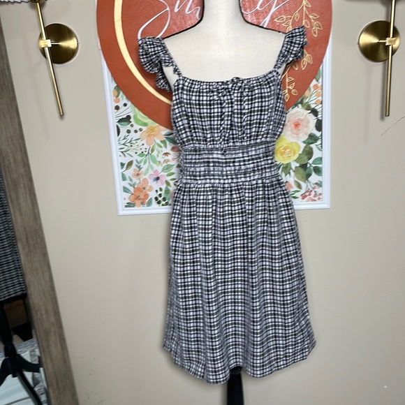 wayf gingham dress